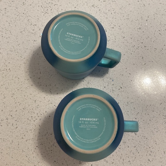 Starbucks 2021 summer turquoise shimmer mug - Picture 4 of 6